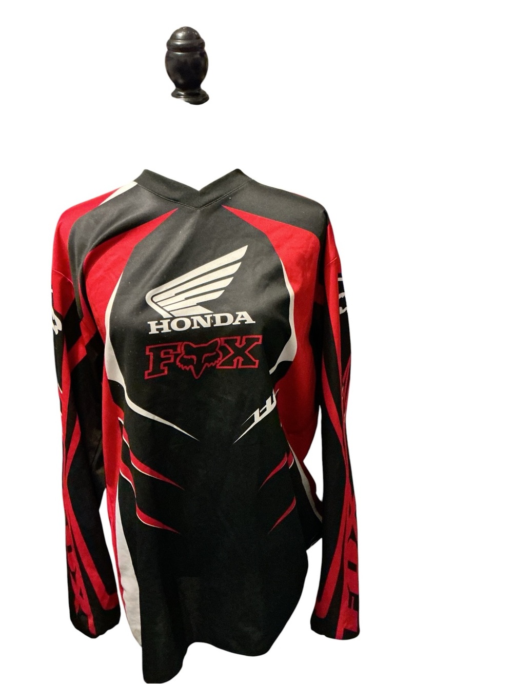 Fox Honda Red and Black Men's Jersey